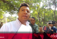 El candidato del PAN-PRI-PRD a la presidencia municipal de Huimilpan, Jairo Morales Martínez, opinó sobre la capacitación de policías. Foto: Mónica Gordillo