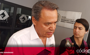 El candidato de Morena a la presidencia municipal de El Marqués, Jorge Lomelí, opinó sobre situación interna del partido. Foto: Rosaura Hernández