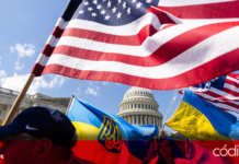 La Cámara de Representantes de Estados Unidos avaló más fondos de ayuda para Ucrania, Israel y Taiwán. Foto: Agencia EFE