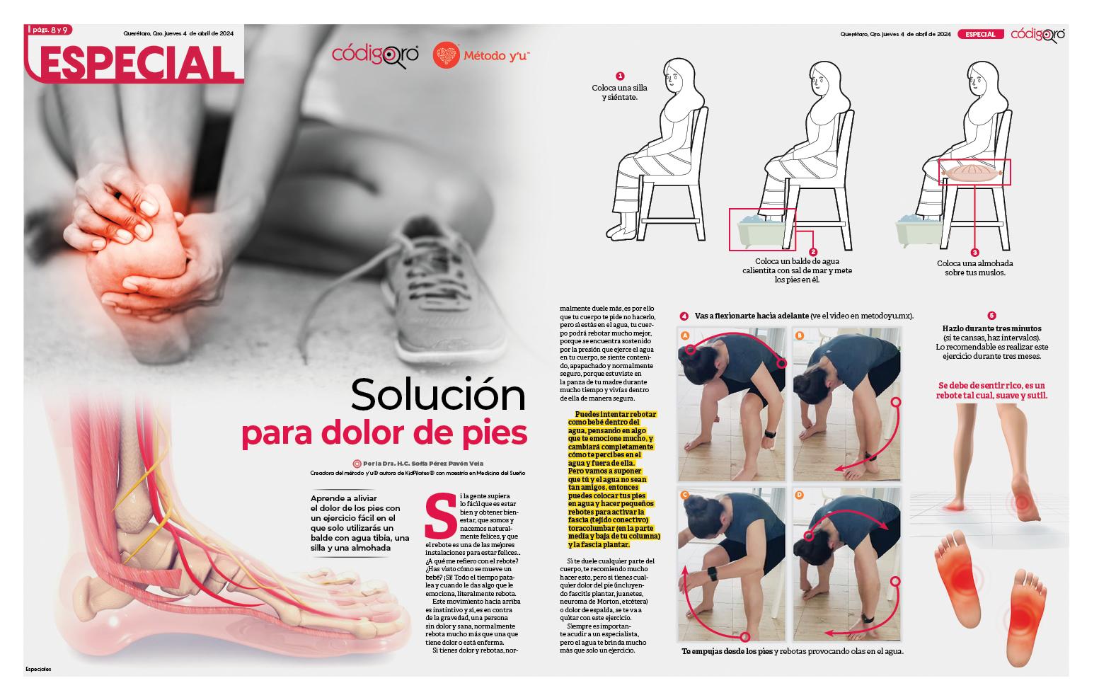 Solución para dolor de pies