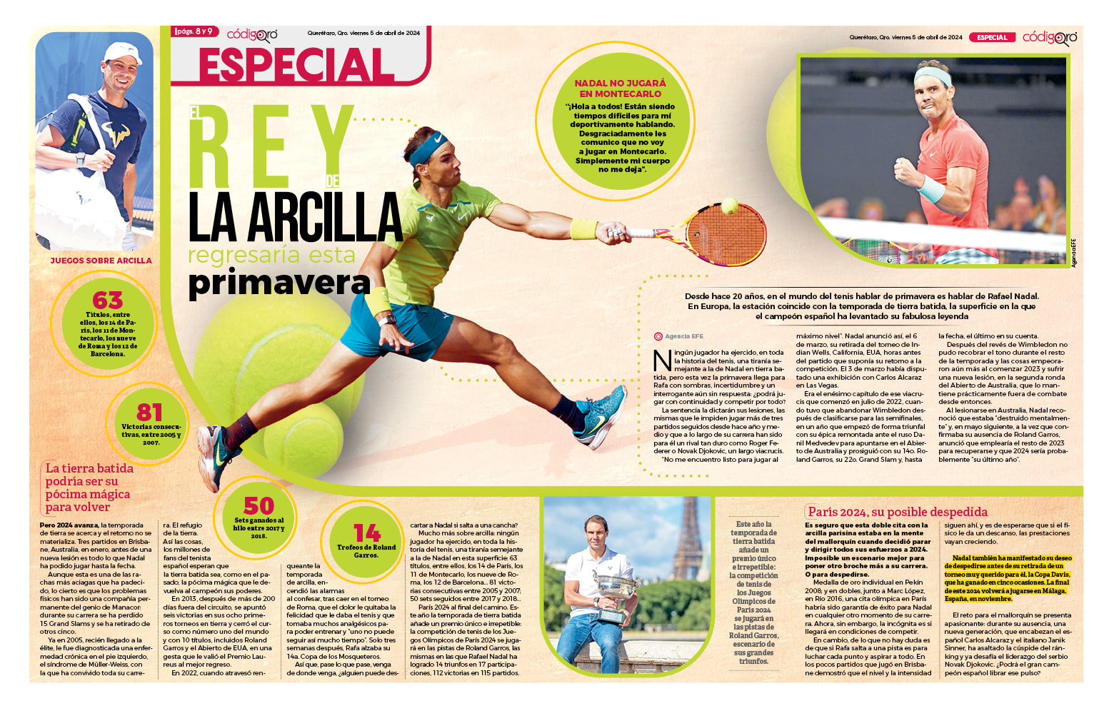 El rey de la arcilla regresaría esta primavera