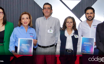 Los candidatos del PAN-PRI-PRD al Senado, Guadalupe Murguía y Agustín Dorantes, entregaron su agenda ambiental. Foto: Especial