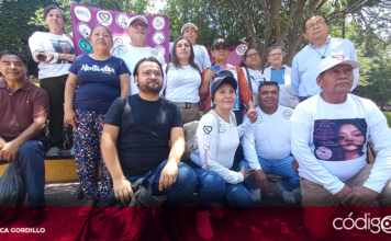 Activistas comenzaron en Querétaro la Jornada Nacional de Búsqueda Humanitaria. Foto: Mónica Gordillo