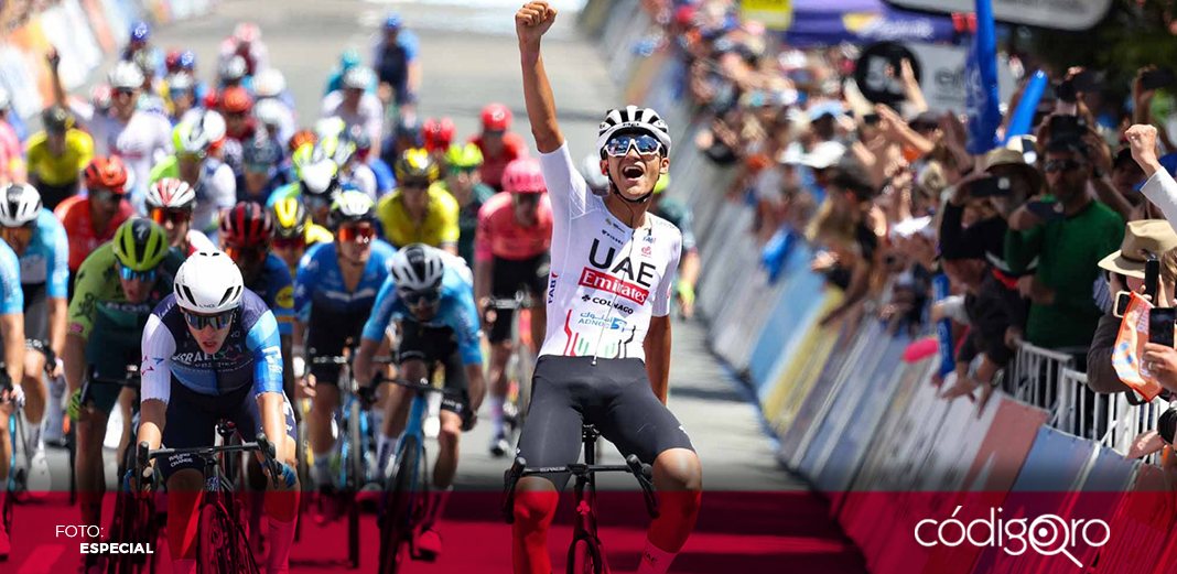 El ciclista mexicano Isaac del Toro, ganador de la 66a Vuelta a Asturias
