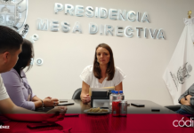 La presidenta del Congreso Local, Ana Paola López Birlain, afirmó que la Legislatura acatará la sentencia sobre la despenalización del aborto. Foto: Jansel Jiménez