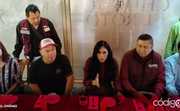 Un grupo de morenistas retiró su apoyo al candidato a la presidencia municipal de El Marqués. Foto: Jansel Jiménez