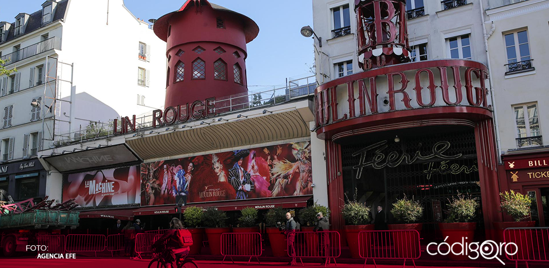Moulin Rouge amanece sin sus características aspas rojas