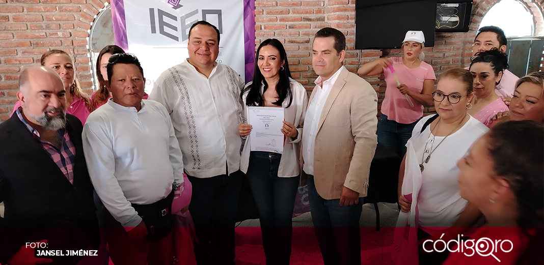 Paloma Arce se registra como candidata de Querétaro Seguro