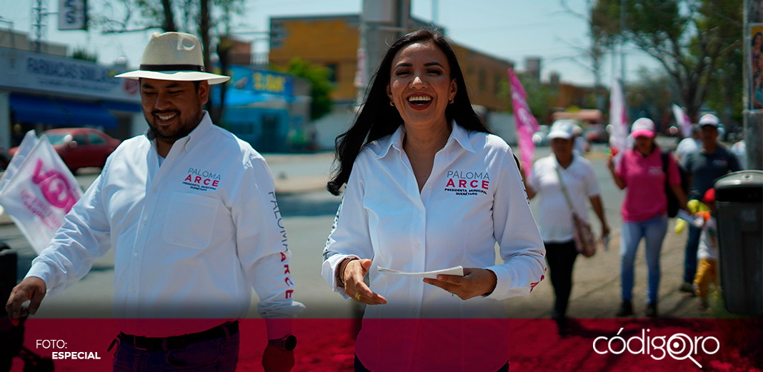 Paloma Arce promete mejorar condiciones del municipio de Querétaro