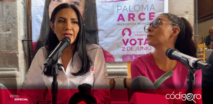 La candidata de Querétaro Seguro a la presidencia municipal, Paloma Arce, inició su campaña electoral. Foto: Especial