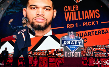 Caleb Williams, Jayden Daniels y Drake Maye fueros los primeros seleccionados en el NFL Draft 2024, que se llevó a cabo en Detroit