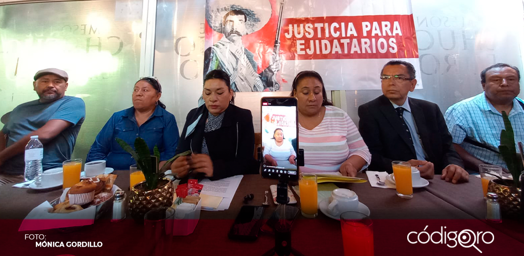Ejidatarios se movilizan ante retraso en resolución para pago de indemnización
