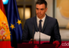 El presidente de España, Pedro Sánchez, reflexionará si renuncia a su cargo, tras la denuncia contra su esposa, por supuesta corrupción