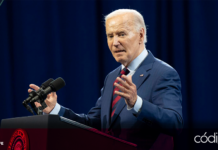 El presidente de Estados Unidos, Joe Biden, amenazó con cortar el envío de armas a Israel. Foto: Agencia EFE