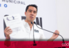 El candidato común del PAN-PRI-PRD a la presidencia municipal de Querétaro, Felifer Macías, presentó sus propuestas en inclusión digital. Foto: Especial