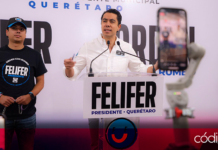 El candidato común del PAN-PRI-PRD a la presidencia municipal de Querétaro. Felifer Macías, planteó sus propuestas sobre bienestar animal. Foto: Especial