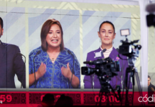 Sheinbaum, Gálvez y Máynez participaron en el tercer debate presidencial. Foto: Agencia EFE