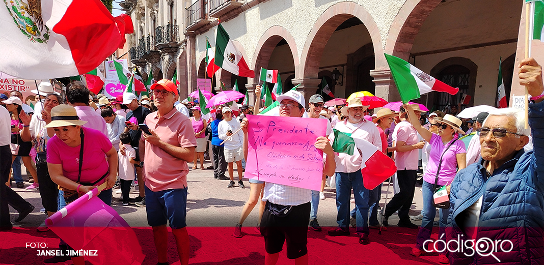 Miedo a fraude y a perder libertades une a ciudadanos de la Marea Rosa