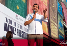 El candidato presidencial de Movimiento Ciudadano, Jorge Álvarez Máynez, visitó el estado de Querétaro. Foto: Mónica Gordillo