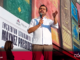 El candidato presidencial de Movimiento Ciudadano, Jorge Álvarez Máynez, visitó el estado de Querétaro. Foto: Mónica Gordillo