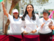 Habitantes de la colonia Santa María Magdalena expresan su apoyo a la candidata de Querétaro Seguro, Paloma Arce, quien planteó crear plantas tratadoras de agua y acercar servicios médicos a la zona
