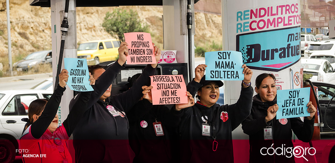 Desabasto de gasolina por bloqueo genera caos en Tijuana