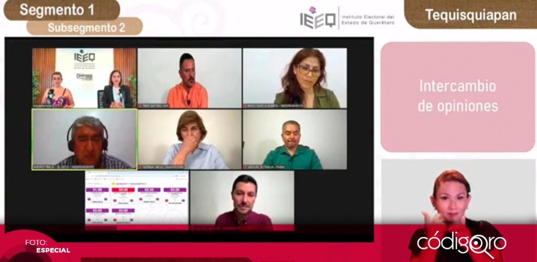 IEEQ realiza diálogo entre candidaturas a la Presidencia Municipal de Tequisquiapan