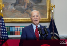 Joe Biden defendió el derecho de los estudiantes a manifestarse, pero insistió en que "debe prevalecer el orden"