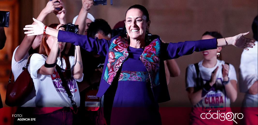 Claudia Sheinbaum promete a Biden colaborar con EUA con "respeto a las soberanías"