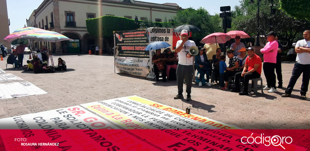 Piden servicios básicos vecinos de La República, en El Marqués