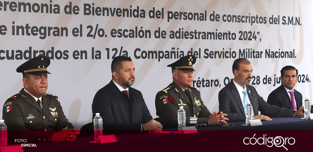 Inician 108 conscriptos el Servicio Militar Nacional