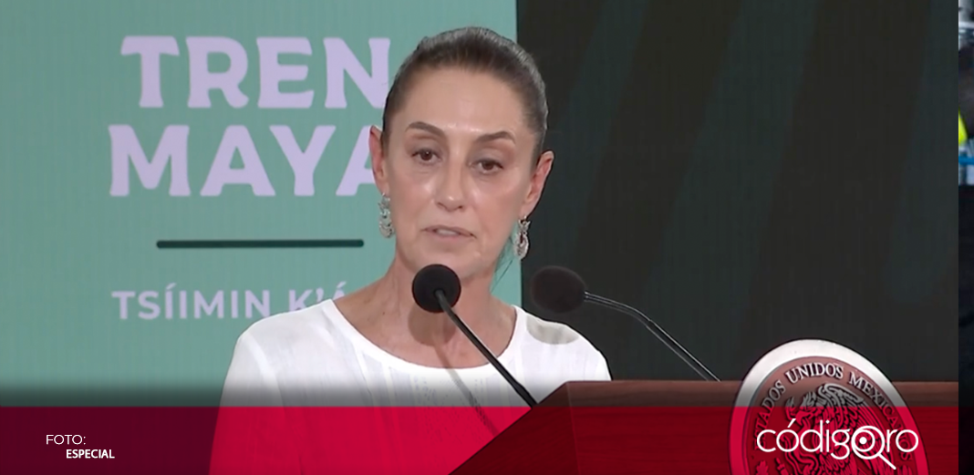 Sheinbaum defiende el Tren Maya como proyecto único en el mundo
