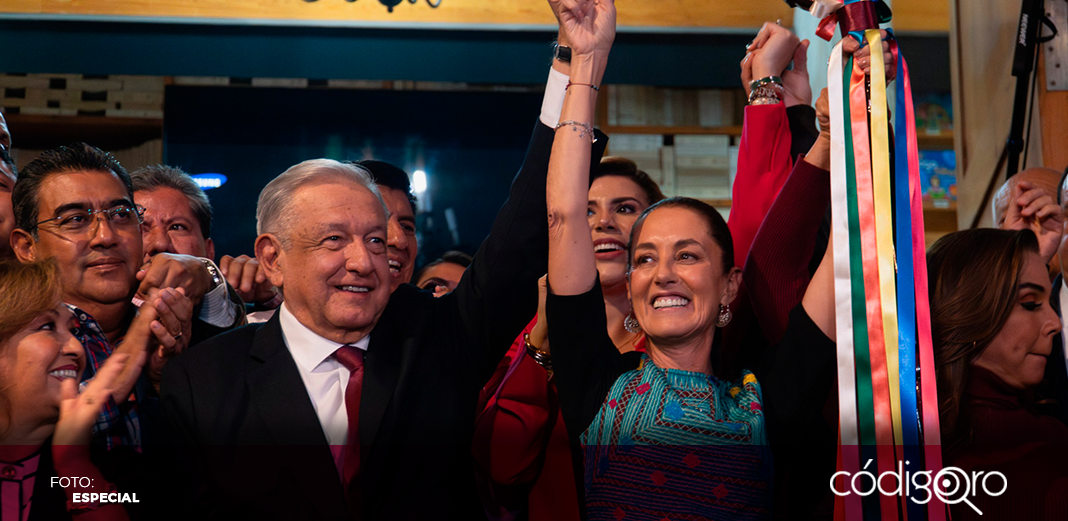 AMLO felicita a Claudia Sheinbaum por “ganar la elección con amplio margen”