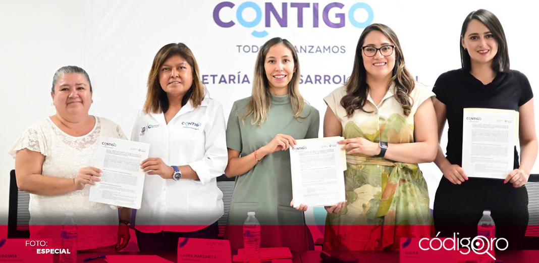 Firman convenio para beneficiar a alumnas de la Universidad de las Mujeres