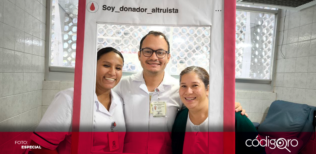 IMSS Querétaro invita a población donar sangre de manera altruista
