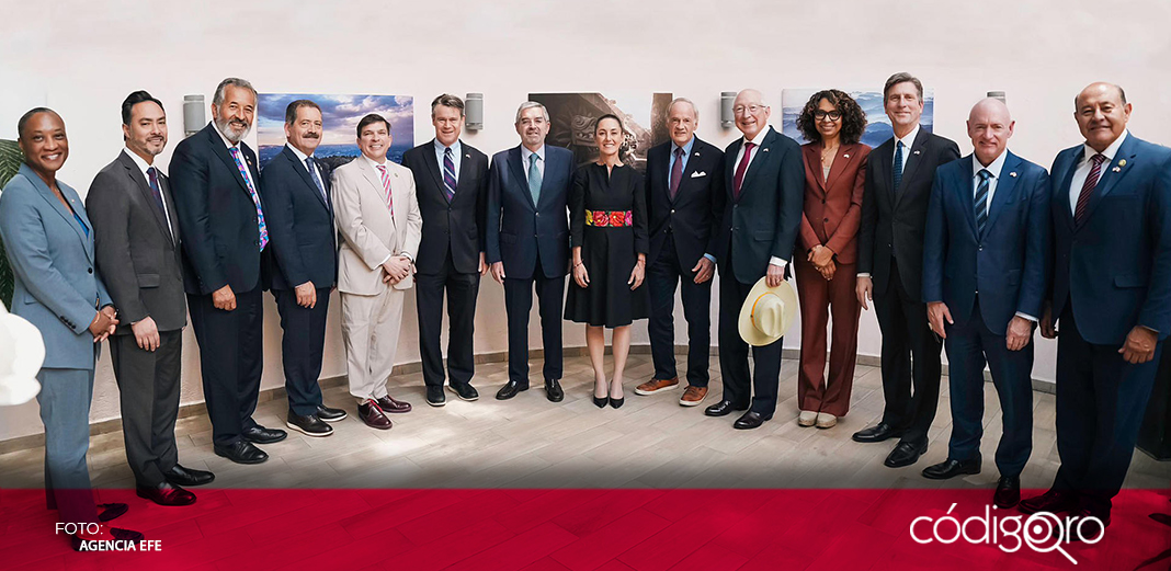 Claudia Sheinbaum se reúne con congresistas de EUA