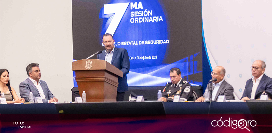 Encabeza Kuri sesión del Consejo Estatal de Seguridad