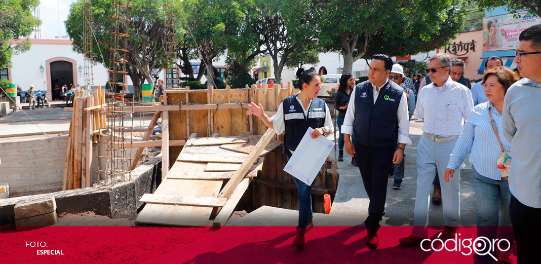 Luis Nava supervisa los trabajos de Regeneración Urbana en Santa Rosa Jáuregui