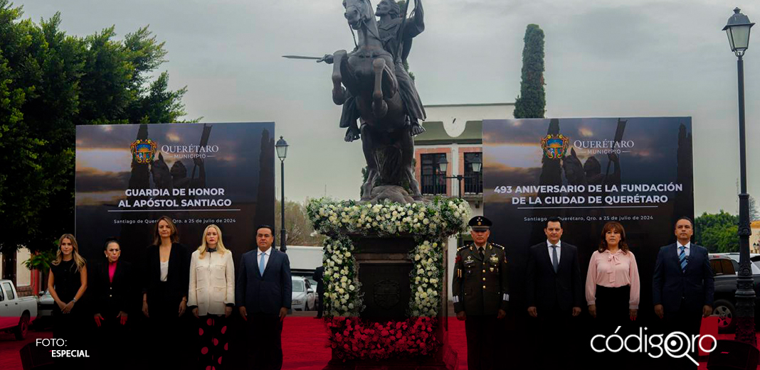 Montan Guardia en Honor a Santiago Apóstol en 493 aniversario de la ciudad