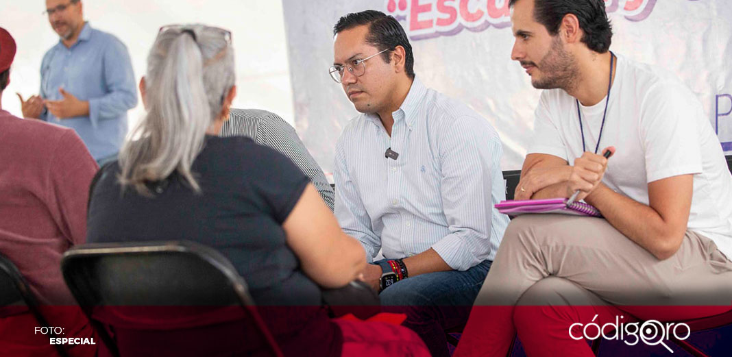 Escucha Josué Guerrero a vecinas y vecinos de Las Trojes y Pirámides