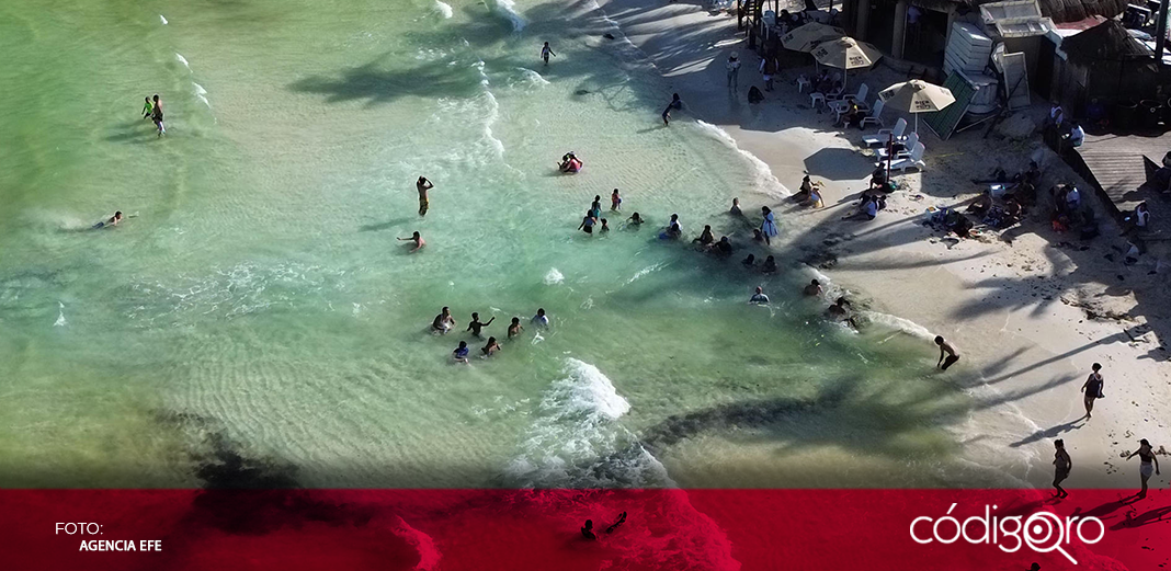 Fuertes lluvias abren ojos de agua en costa de la Riviera Maya