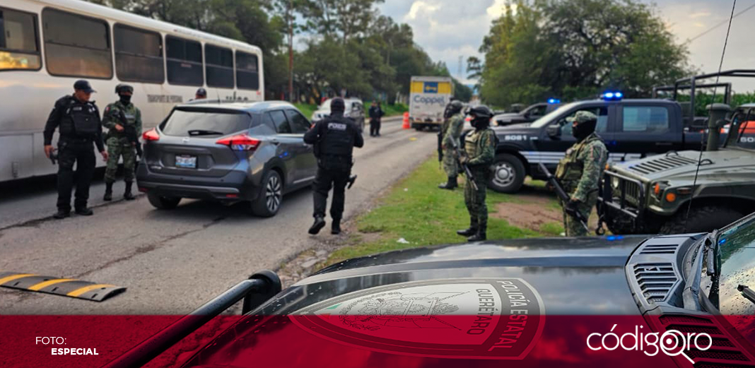 Despliegan acciones de seguridad coordinadas en San Juan del Río