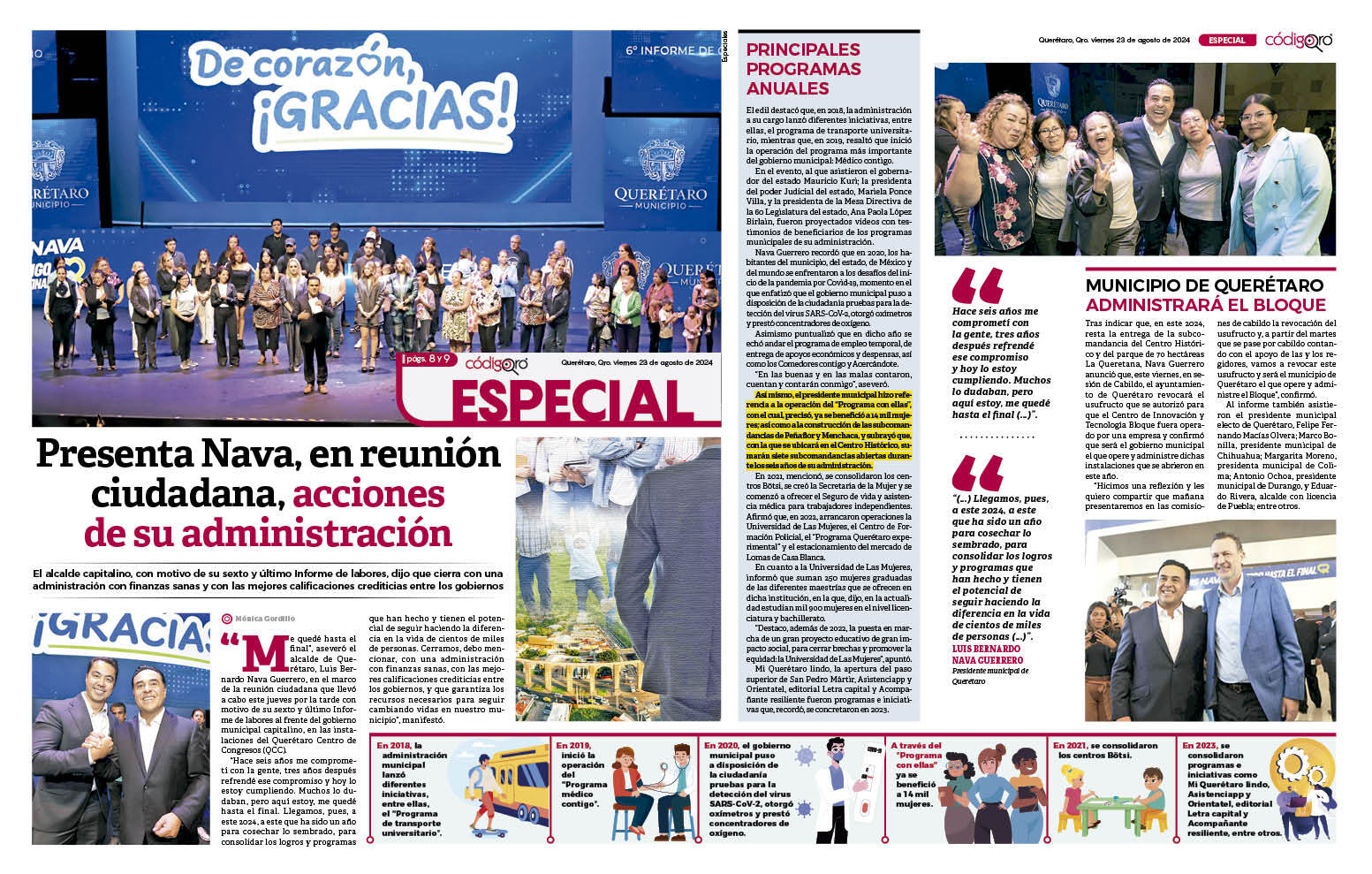 Presenta Nava, en reunión ciudadana, acciones de su administración