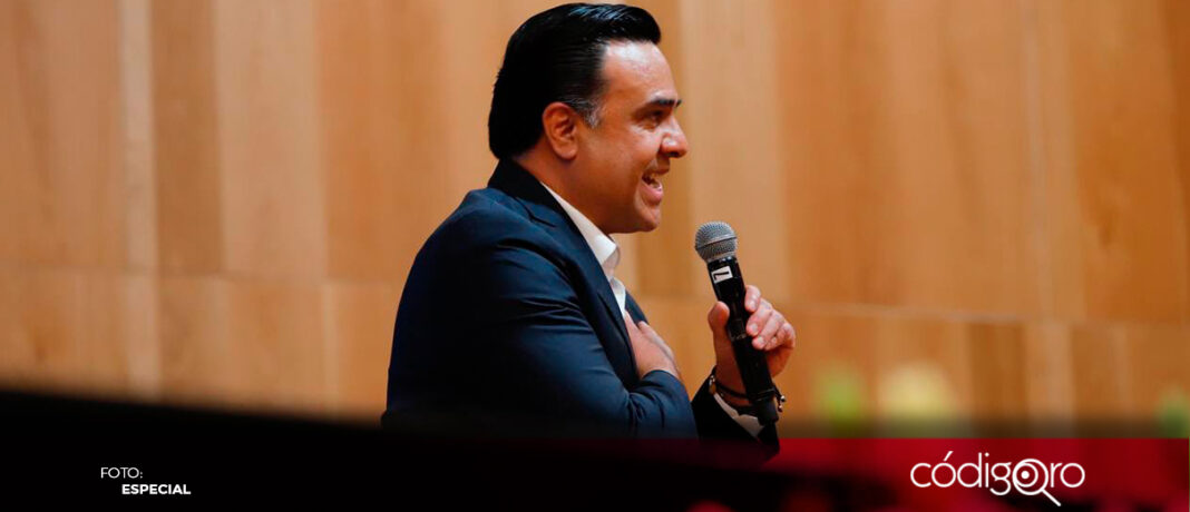 El presidente municipal de Querétaro, Luis Bernardo Nava Guerrero, alista la presentación de su último informe de gobierno. Foto: Especial