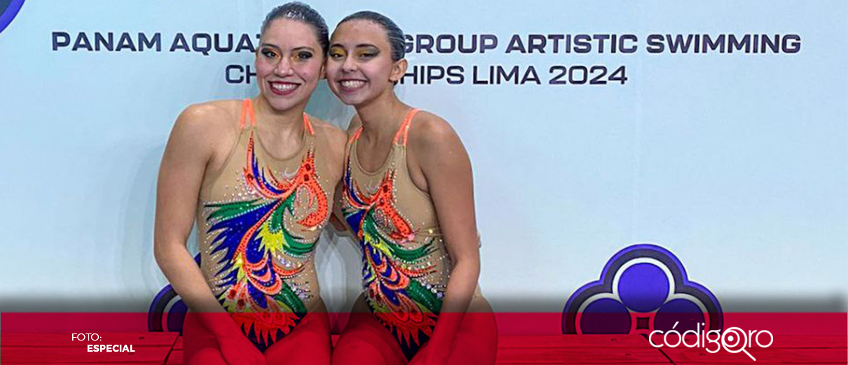 Queretanas conquistan podio de natación artística en Perú
