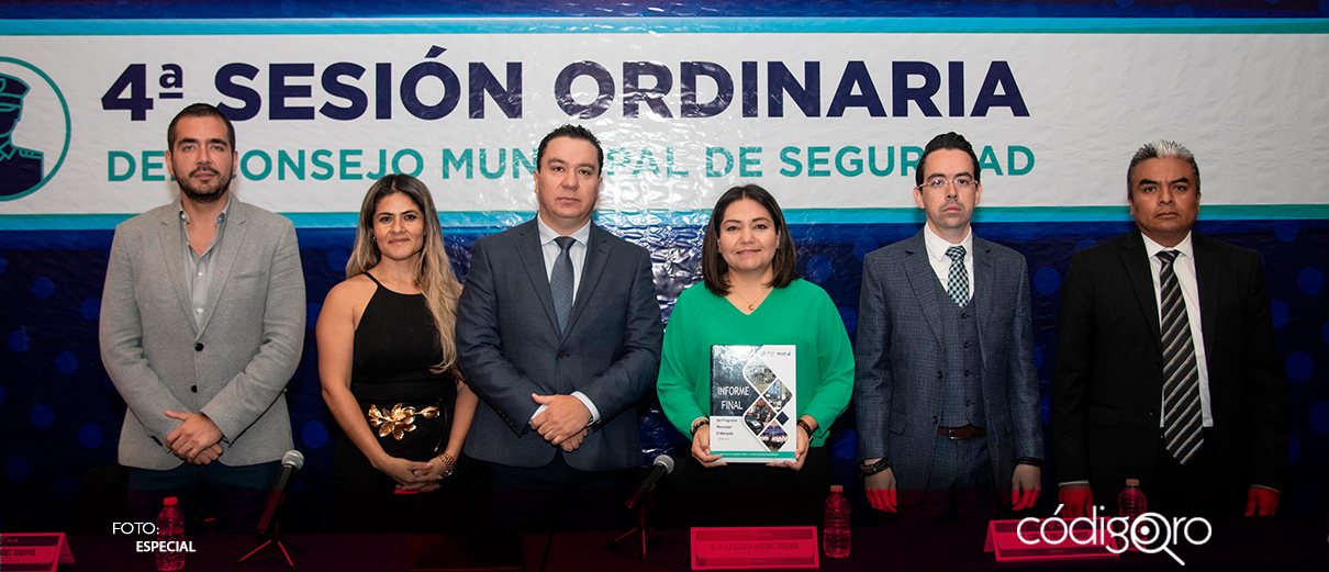 Consejo Municipal de Seguridad de El Marqués presenta resultados