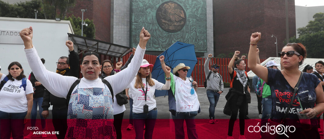 El CJF denunció violencia hacia los manifestantes que rechazan la reforma judicial. Foto: Agencia EFE