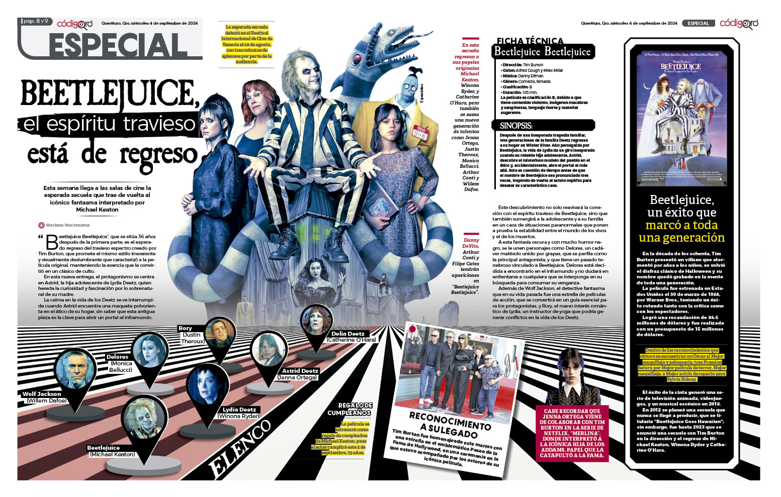 Beetlejuice, el espíritu travieso está de regreso