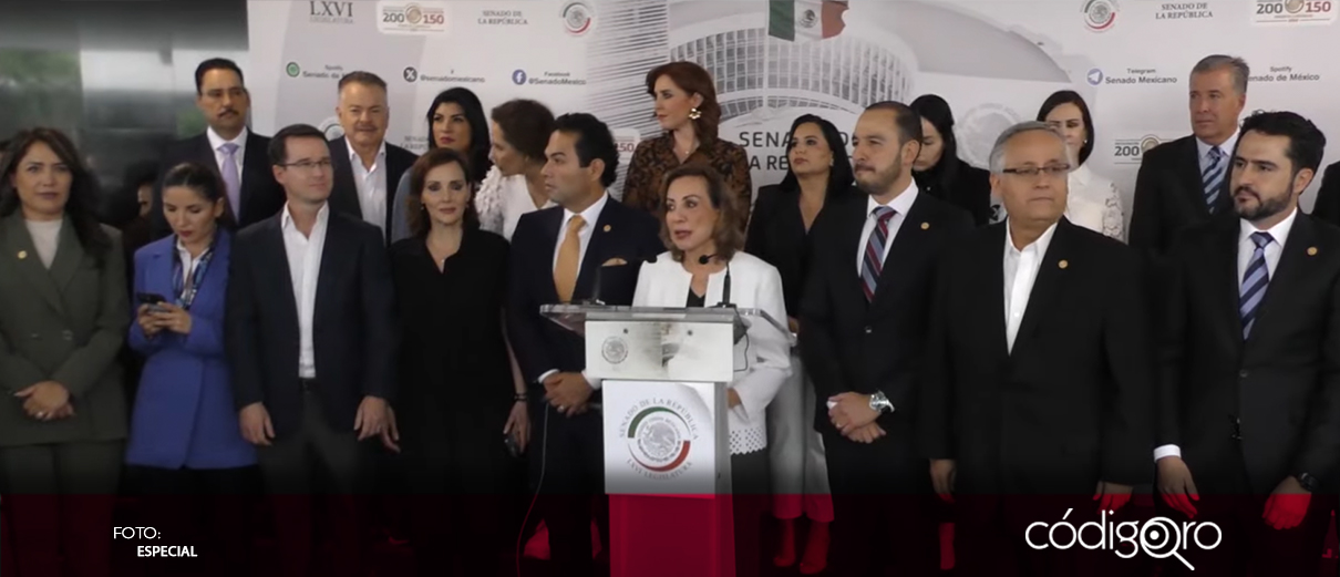 Los integrantes de la bancada del PAN votarán contra la reforma judicial: Murguía