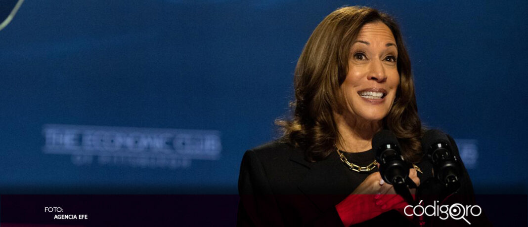 La candidata demócrata a la presidencia de EUA, Kamala Harris, prometió devolver a EUA al 